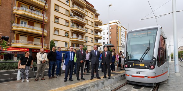 El tranvía amplía su recorrido hasta Nervión