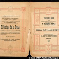 08-Teatro del Duque. Compañía cómica-lírica dirigida por Casimiro Ortas. 1896/02/20 ©ICAS-SAHP, Archivo Municipal de Sevilla