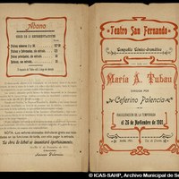 17-Teatro San Fernando. Compañía cómico-dramática de María A. Tubau, dirigida por Ceferino Palencia. 1901/11/26 ©ICAS-SAHP, Archivo Municipal de Sevilla