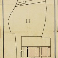 Planos (plantas) del edificio de las Casas Consistoriales y de los conventos franciscanos de San Francisco y de San Buenaventura. Incluidos en el proyecto de traslado de la secretaría municipal. 1821. ©ICAS-SAHP, Archivo Municipal de Sevilla, IX-4-35, Pl. I-4-72