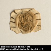 Gelón, alcalde de Alcalá del Río. 1491. ICAS-SAHP, Archivo Municipal de Sevilla, C.S. n.º 6
