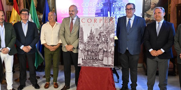 El Ayuntamiento recupera la fotografía para el cartel del Corpus con una estampa histórica de la Hemeroteca Municipal de hace 75 años