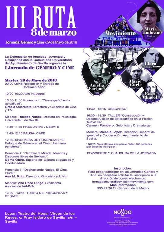 CARTEL JORNADA GÉNERO Y CINE 2018