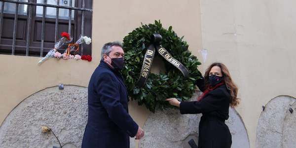 Sevilla recuerda al concejal Alberto Jiménez-Becerril y a su esposa Ascensión García Ortiz en el 23 aniversario de su asesinato a manos de la banda terrorista ETA
