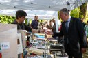 El alcalde Sanz celebra el Día del Libro en los Jardines de Murillo