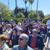 Público asistente a la presentación de la XXIII Bienal de Flamenco