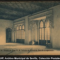 Exposición Hispano Americana. Palacio de Industrias. Sala de Recepciones © ICAS-SAHP, Archivo Municipal de Sevilla, Colección Postales, 230