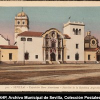 Exposición Iberoamericana. Pabellón de Argentina © ICAS-SAHP, Archivo Municipal de Sevilla, Colección Postales, 251