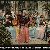 Sevilla. Una juerga © ICAS-SAHP, Archivo Municipal de Sevilla, Colección Postales, 65