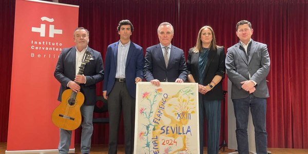 El Ayuntamiento presenta en Berlín la Bienal, que contará en sus ‘Noches únicas’ con artistas como Eva Yerbabuena, Miguel Poveda,  Arcángel o Farruquito