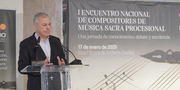 El alcalde inaugura el I Encuentro Nacional de Compositores de Música Sacra Procesional y reafirma “la trascendencia cultural y religiosa de este estilo que tiene a Sevilla como punta de lanza