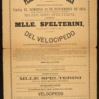 19-Plaza de toros de Sevilla.  Compañía acróbata-gimnástica de Eduardo Spelterini. 1874/11/15 ©ICAS-SAHP, Archivo Municipal de Sevilla