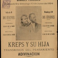 31-Gran Hotel de Roma. Kreps y su hija, transmisión del pensamiento. 1894/06/10 ©ICAS-SAHP, Archivo Municipal de Sevilla