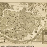1. ©ICAS-SAHP, Archivo Municipal. Dedicado al asistente Olavide. 1771.