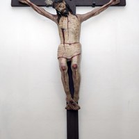 29. Crucificado que presidía el refectorio en Santa Clara, actualmente en el Monasterio de Santa María de Jesús. ©ICAS-SAHP, Reprografía (Antonio Brenes)