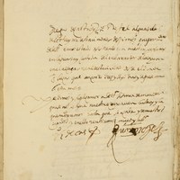 Instancia al Cabildo de Diego de Castro y Juan Rojas, alguaciles de los veinte, solicitando que se les paguen los salarios de 16 días trabajando en el Alcázar en la guardia y custodia del enbaxador de Xapón. ©ICAS-SAHP, Archivo Municipal de Sevilla, XI-7-28.