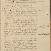 Los gastos ocasionados por la embajada se aprobaban en Cabildo y después se registraban en los libros contables por orden cronológico. El de la imagen corresponde al registro (23 de diciembre de 1614) del pago de 4.466 maravedís ocasionados por la embajada en su alojamiento en Coria. ©ICAS-SAHP, Archivo Municipal de Sevilla, secc. XV, libro manual del mayor de caja (1614-1615), H/3198.