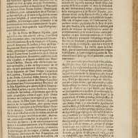 Relato de la llegada a Sevilla de la embajada japonesa, incluyendo la traducción de la carta, escrito por Diego Ortiz de Zúñiga en sus Anales de Sevilla, Madrid, 1677, p. 615. ©ICAS-SAHP, Biblioteca del SAHP, 39/11