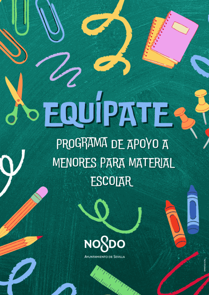 Equípate: Programa de apoyo a menores para material escolar