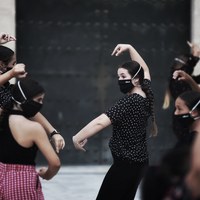 Archivo Fotográfico Bienal de Flamenco © Fotógrafa: Claudia Ruiz Caro / Pregón - Flashmob 2020